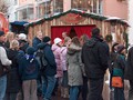 Großer Andrang vor der Werkstatt von Santa Claus