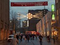 Der Truck abends im weihnachtlichen Dortmund