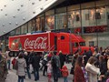 Der Truck vor dem Einkaufscenter Limbecker Platz