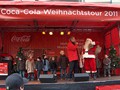 Santa Claus wird begrüßt und befragt !