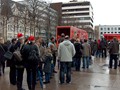 Alle warten gespannt ...