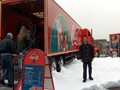 Ganz schön kalt und tief der (echte) Schnee !