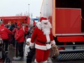 ... um gemeinsam zur guten Stube in den Coca-Cola Weihnachtstruck zu gehen.
