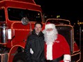 Santa Claus freut sich sehr auf meinen Besuch